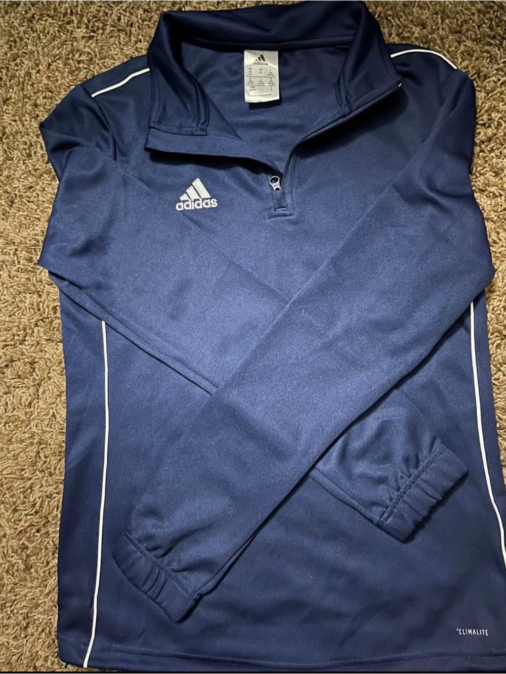 Adidas Women’s Quarter-Zip Performance Sweater Size XS
